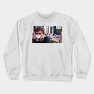 Lazy College Senior Meme Crewneck Sweatshirt